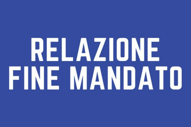 Relazione di fine mandato 2019/2024 - Sindaco Giorgio Cauzzi